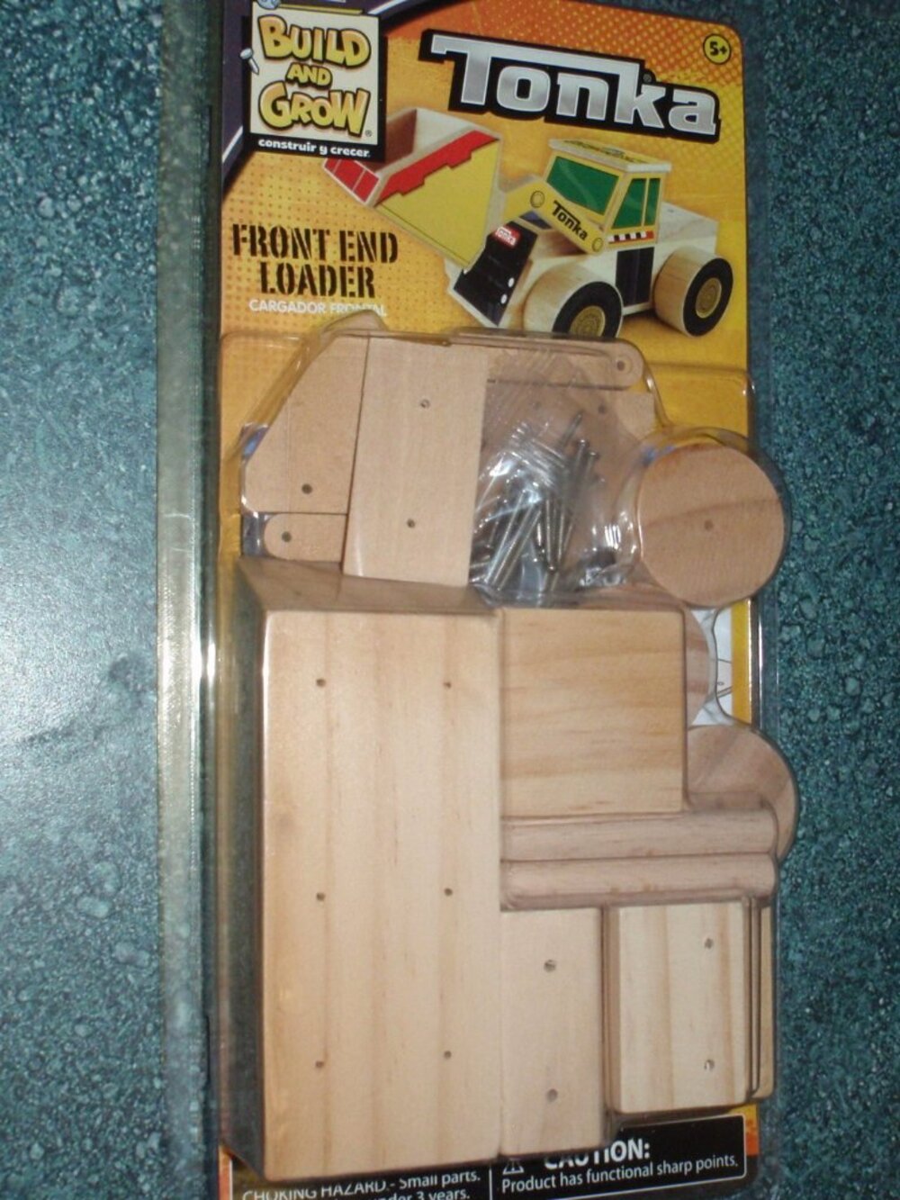 Lowe's Build And Grow Tonka Front End Loader Wood Toy Model Kit New Great Gift!